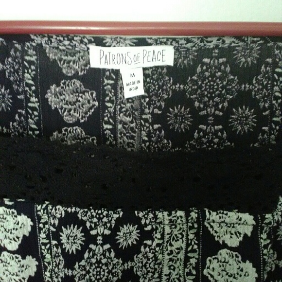 Patrons of peace boho top - Picture 3 of 7